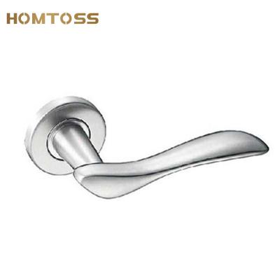 China Modern heavy solid door lock SSLH20 stainless steel lever door handle for sale