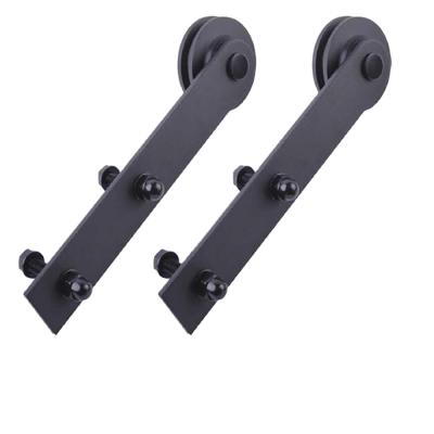 China Sliding Barn Door Hardware Rustic Black Sliding Barn Door Track (HT-B003-M1) for sale