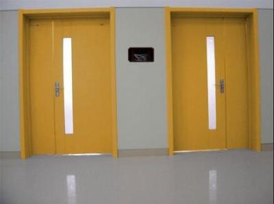 China High quality Aluminum frame  Hospital room Door with lead glass window for sale