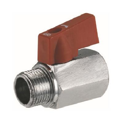 China Heating System Chrome Ball Valve Thread ANTAN Brass Ball Valve for sale