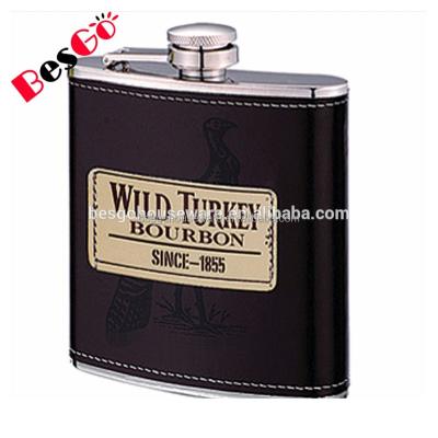 China Portable Metal Wine Bottle 10oz Pocket Liquor Stainless Steel Mini Alcohol Whiskey Bottle Russian Hip Flasks for sale