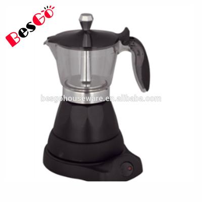 China Stovetop High Quality Wholesale Customized 3 Cup Italy Moka Pot Coffee Maker Portable Espresso Maker for sale