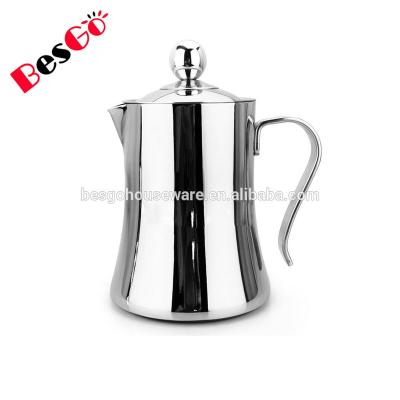 China Sustainable 1.0L Stainless Steel Single Wall Mirror French Press, French Press Coffee Maker for sale