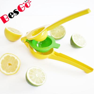 China Kichen Sustainable Accessories Multi Function Kitchen Fruit Tools 3 Ply Aluminum Lemon Squeezer for sale