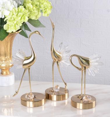 China Contemporary OTHER HOME ACCESSORIES DECOR LIVING ROOM DECOR DESIGN OBJECTS LUXURY HOME ACCESSORIES HANDMADE BRASS SWAN STATUE HOME INTERIOR ACCESSORIES for sale