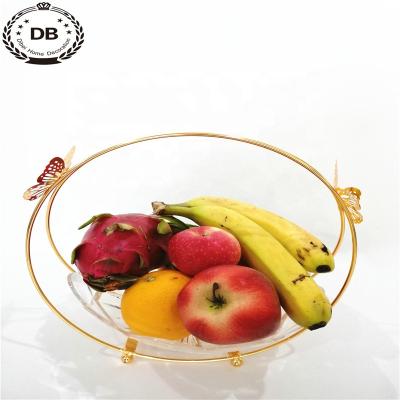 China Custom Ramadan Arabic Religious Decorations Acrylic Fruits Basket Goods 2020 Rolls Candy Tray For Living Room Kitchen for sale