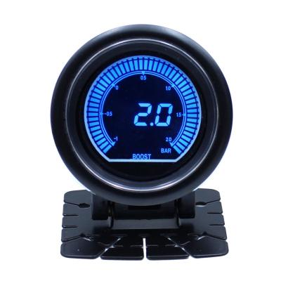 China Gauge Types 2.5 Inch LCD Digital Display Turbo Boost Bar Auto Gauge Meter for sale