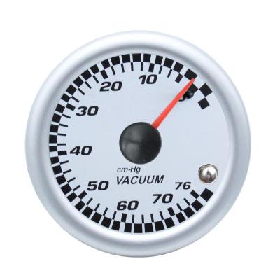 China Gauge Types 52mm Lens 2inch 7colors Led Car Vacuum Clear Gauge For Universal Car for sale