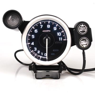 China Gauge Types Defi A1 3.75 Inch Tachometer 7 Colors 0-11000 Rpm Gauge With Shift Light For Auto Car for sale