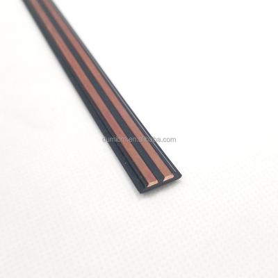 China Overhead PC Copper Wire Plastic Coextrusion Tape For LED Spotlight TRACK System for sale