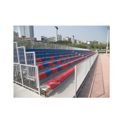 China Base structure can be use for multipurose house beach handball steel grandstand temporary stands for field soccer bleachers soccer grandstand for sale