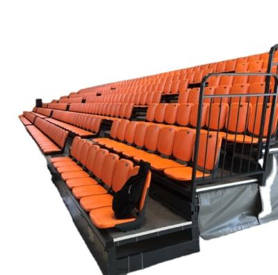 China telescoping seating system, retractable platform system for Vogue indoor sports center for sale