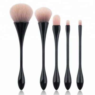 China 2018 BL-CST002 China 5pcs Mini Synthetic Pink Hair Makeup Brush Set With OEM Design for sale