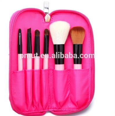 China Angular Blush Mini Baoli 6pcs Free Sample New Design Make Up Brush Set Makeup Kit With Private Label for sale