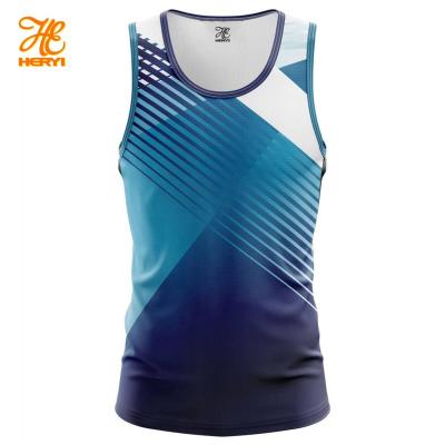 China Pacific Polynesia Maori Samoa Fiji Tonga Tattoo QUICK DRY Custom Sublimated Cool Dry Rugby Team Training Singlet Tank Top Polyester Beach for sale