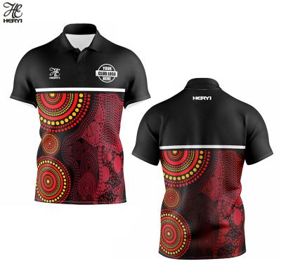 China Anti-Wrinkle Wholesales New Design Polo Shirts Cheap Full Sublimation Men's Polo Shirt Native T-shirt Native Kids Sport Native Polo T-Shirts for sale