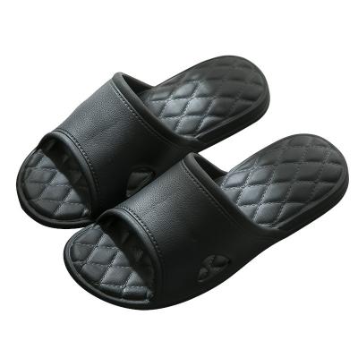 China 2023 Lightweight Anti-skid Sandals Soft Thick Unique Home Slips Pure Color EVA Indoor Slippers for sale