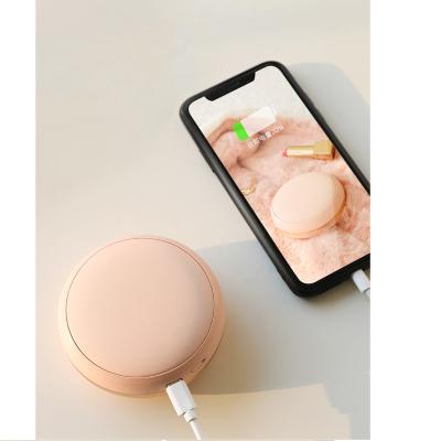 China New Design Convenient Portable USB Hand Warmer 10000mAh Rechargeable Power Bank 2 Side Pocket With Mirror for sale