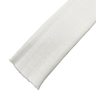 China Surgical Gowns Stretch Knit Rib Fabric Knitted Cuff For Dressing Seamless DIY Clothing Making Elastic Sleeve for sale