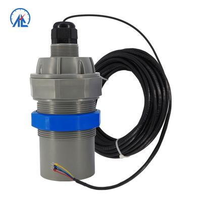 China Optional Water Liquid ABS CE RS485 Modbus 4-20mA Output 0-10m 3% FS Ultrasonic Level Sensor For Tank River Pool Tank IP68 for sale