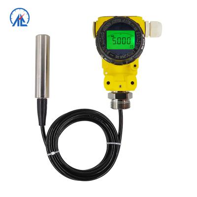 China 4-20ma Output And 5m Cable LengthGeneral Purpose Free Pressure Level Submersible Transmitter With Twice The Range for sale