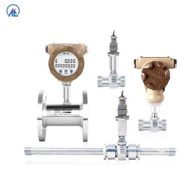 China DN25 4-20ma Output Water Oil Turbine Flow Meter Impeller Liquid Flow Meter RC-LWGY-DN25 for sale