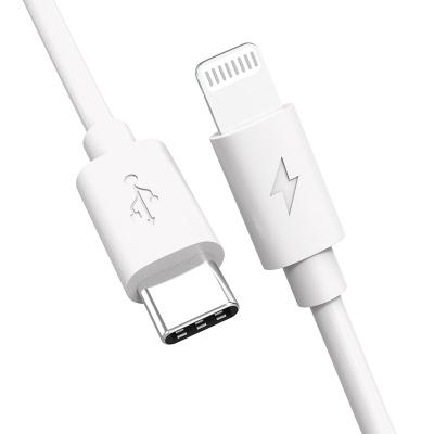 China Fast Charging and High Speed ​​Data Transfer MFi Certified USB-C to Lightning Cable 18W PD Fast Charger Data Cable for iPhone 11 12 13 for sale