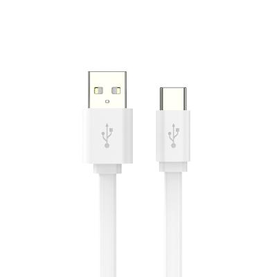 China Fast Charging and Data Transfer High Speed ​​Flat USB C Cable USB-C Cable Factory Fast Forward PVC Noodle USB-A for sale