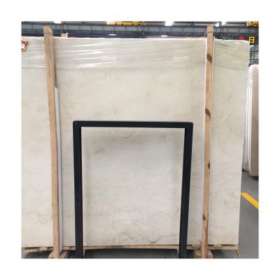 China Modern Spanish Natural Beige Yellow Slab Stone Nuova Bella Crema Marfil Marble Floor Price 60 60 Beige for sale