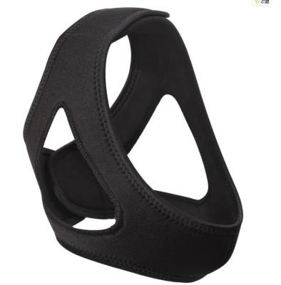 China Stop Snoring Black Anti Snoring Stop Chin Strap Aids Face Lift Snoring Up Belt for sale