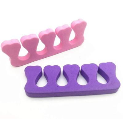 China Comfortable Blue Custom Silicone Gel Toe Separator for sale