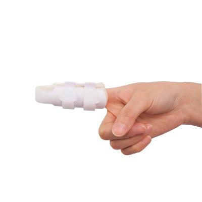 China Comfortable High Quality Plastic Waterproof Medical Grade Finger Fixation Splint for sale