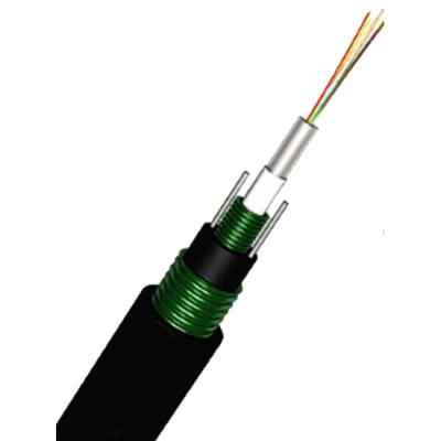 China Others 1 Core 12 Core Fiber Optic Center Beam Tube Type Double-Armour Double-Sheathed Fiber Optic Cable GYXTW53 for sale