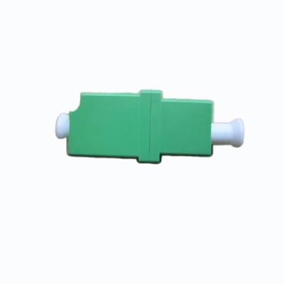 China Single Ftth Mode Green LC Fiber Optic Adapter LC/APC Simplex Optic Adapter for sale