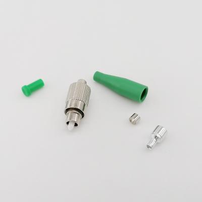 China FTTH Fiber Optic Connector FC 2.0mm APC Single Mode Connector Parts Simplex Fiber Optic Connector Kit for sale