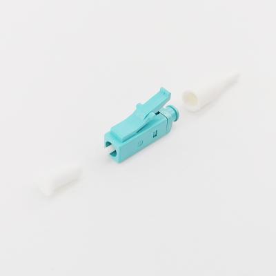 China FTTH hot sale Lc/UPC fiber optic connector parts OM3 simplex 0.9mm fiber optic connector for sale