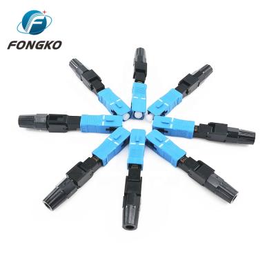 China Other 55mm SC/UPC Fiber Optic Quick Connector High Quality Fiber SX Core Fast SM Connector for sale