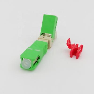 China FTTH/Area Network/Tool Fiber Optic Quick Connector SC APC Fast Connector FTTH FTTX Test Equipment Connector for sale