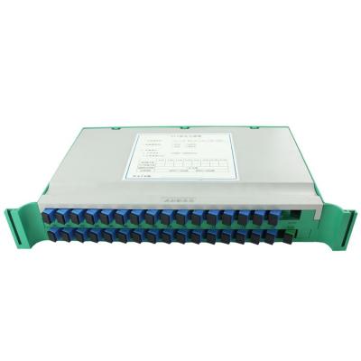 China Telecom Network Fiber Optic 1*32 SC/UPC PLC Type Optical Splitter Tray Assembly New for sale