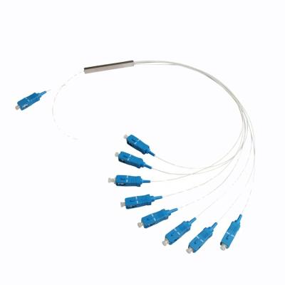 China FTTH FTTB FTTX Mini Network 1*8GPON EPON SCAPC SCUPC 8 Core Fiber FTTH PLC Optical Splitter for sale