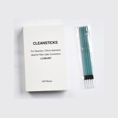 China FTTH to Clean 1.25mm Apertures Clean Stick Ideal for LC/MU/MT Cleansticks Fiber Optic Connector for sale