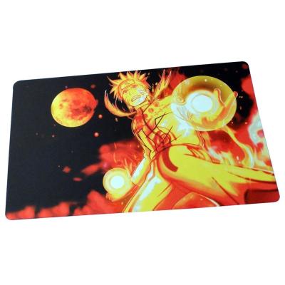 China Full color printed printed rubber game playmat for sale