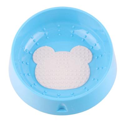 China New Resin Pet Bowl Dog Mouth And Tongue Coating Feeder Pet Food Utensils Dog Feeder Cleaning Bowl for sale