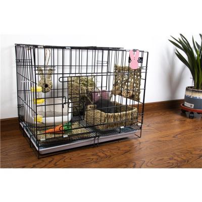 China Good Selling Breathable CollapsibleWrought Iron Crate Chinchilla Puppy Nest Pet House Pet Cage for sale