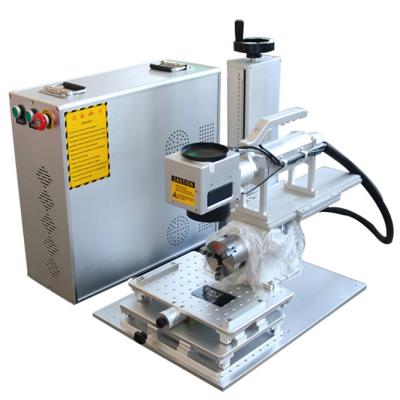 China Portable Water Cooled Slit CNC Fiber Laser Marking Machine Laser Cutter Engraver for sale