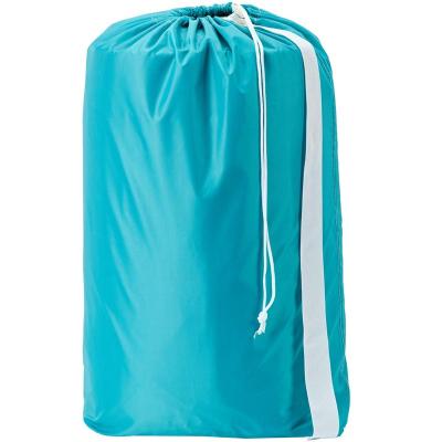 China Durable Large Travel Dirty Clothes Shoulder Laundry Wash Bag With Drawstring for sale