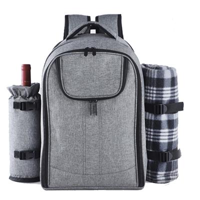 China Fashion Family Entertainment Party 4 Person Set Outside Mat Water Bottle Bag Picnic Insulated Backpack Bag for sale