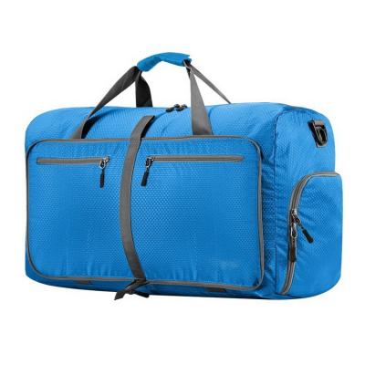 China Lightweight Waterproof Fleece Sports Gym Luggage Outdoor Sport Travel Collapsible Folding Bag for sale