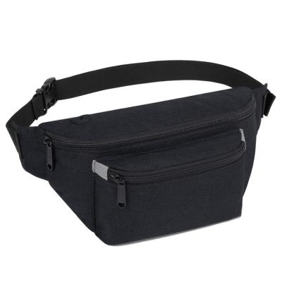 China Xiamen Bag Factory OEM Design Black NATIONAL Waist Bag for sale