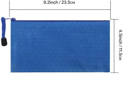 China Soft Universal School Bag Kids Use Zipper Folder Bag Pen Case Waterproof Pouch for sale